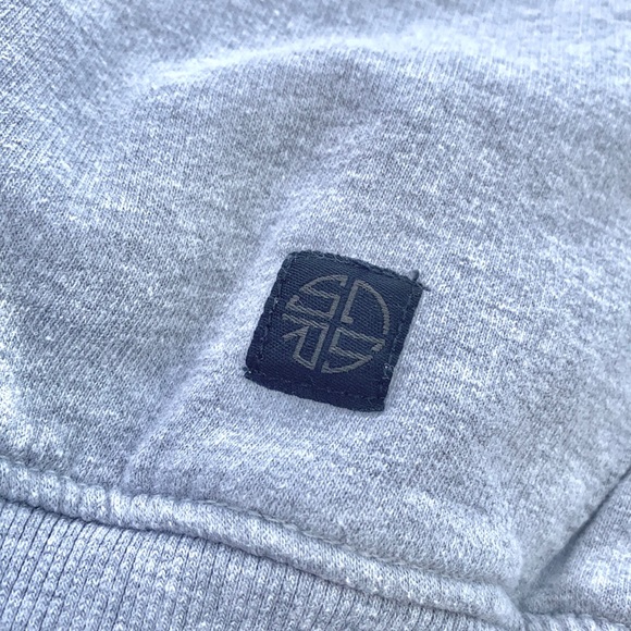 Grey Athletic Slim-Fit Hoodie - Picture 5 of 5